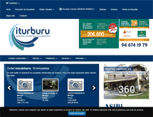 Tablet Screenshot of iturburu-inmobiliaria.com